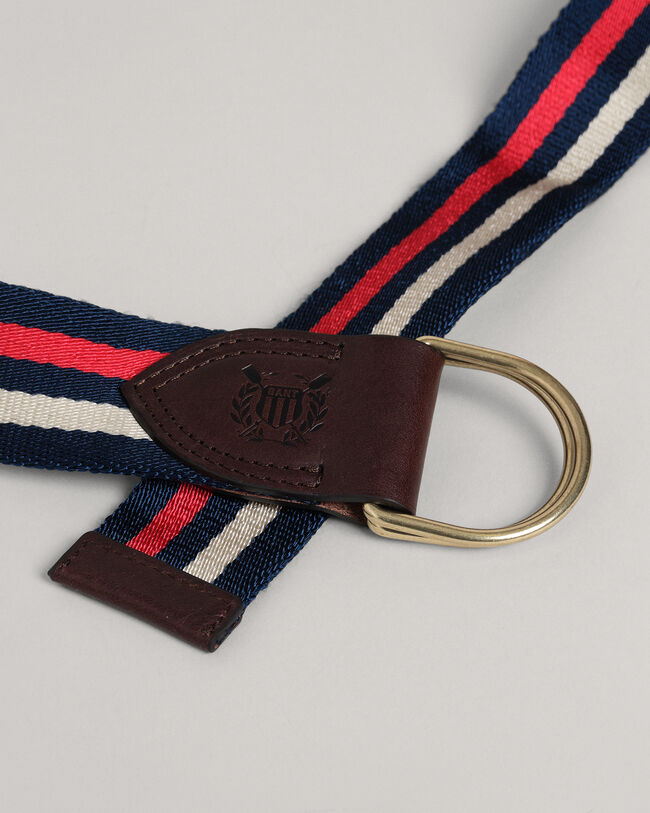 Gestreepte geweven riem