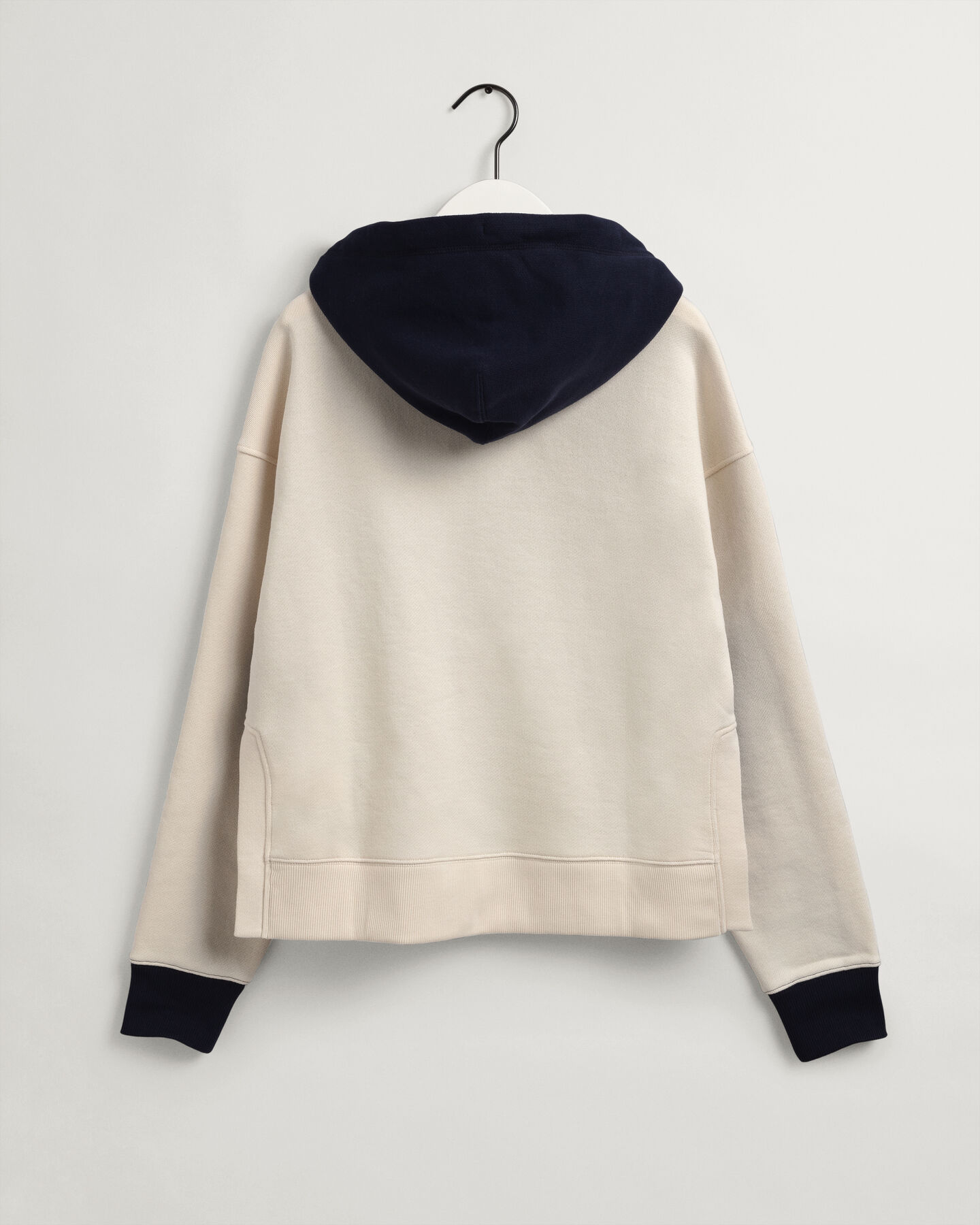 Hoodie met kleurblok