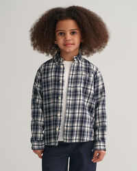 Kids Regular Fit geruit flanellen shirt