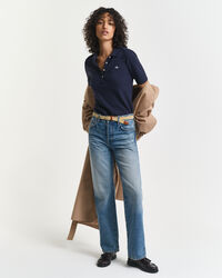 Shield piqué poloshirt