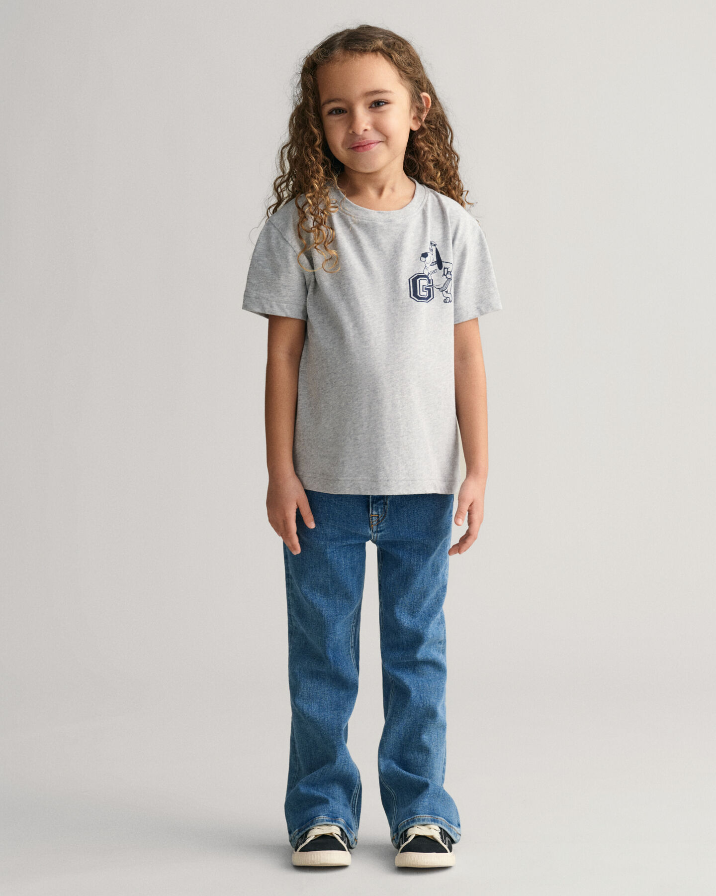 Kids G T-shirt met hondenprint