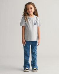 Kids G T-shirt met hondenprint