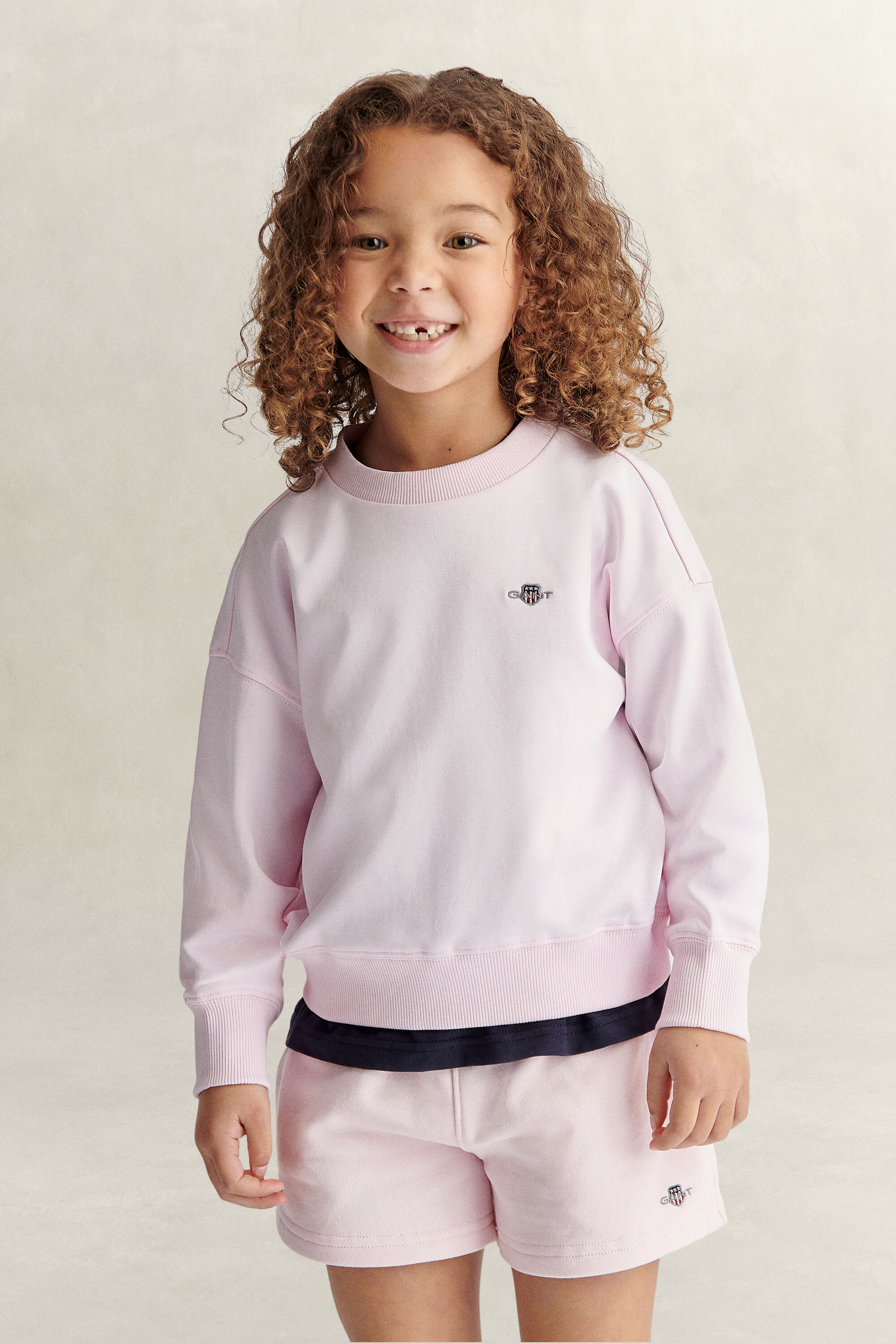 Girls oversized Shield sweatshirt