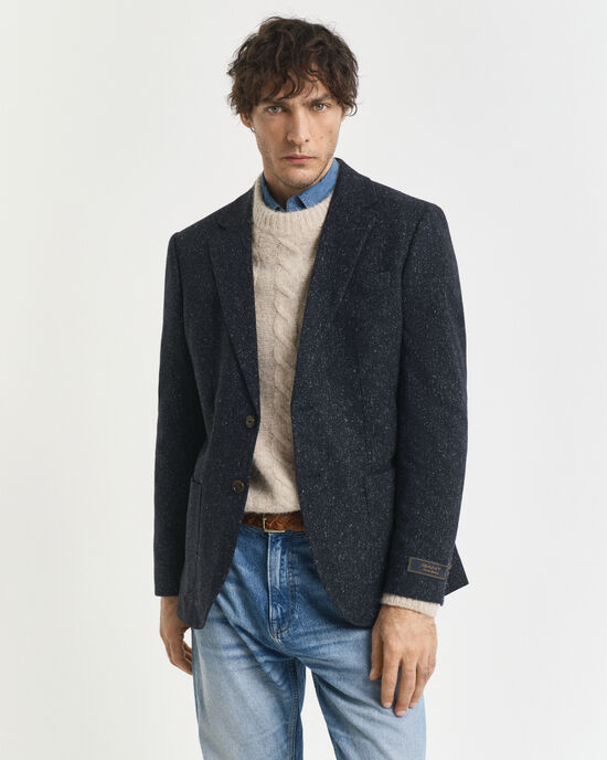 Slim Fit Donegal kostuumjasje