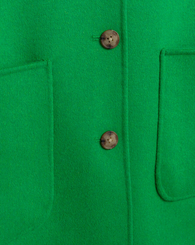 Gem&ecirc;leerde handgestikte jas