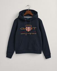 Archive Shield hoodie van sweatstof
