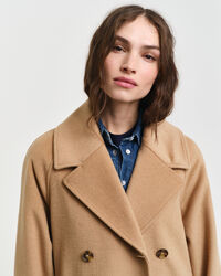 Wollen trenchcoat