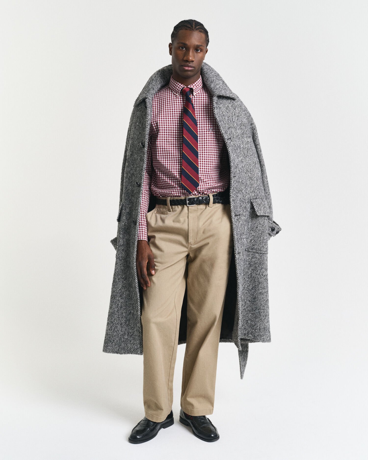 Regular Fit Classic overhemd met Gingham-ruitje van poplin