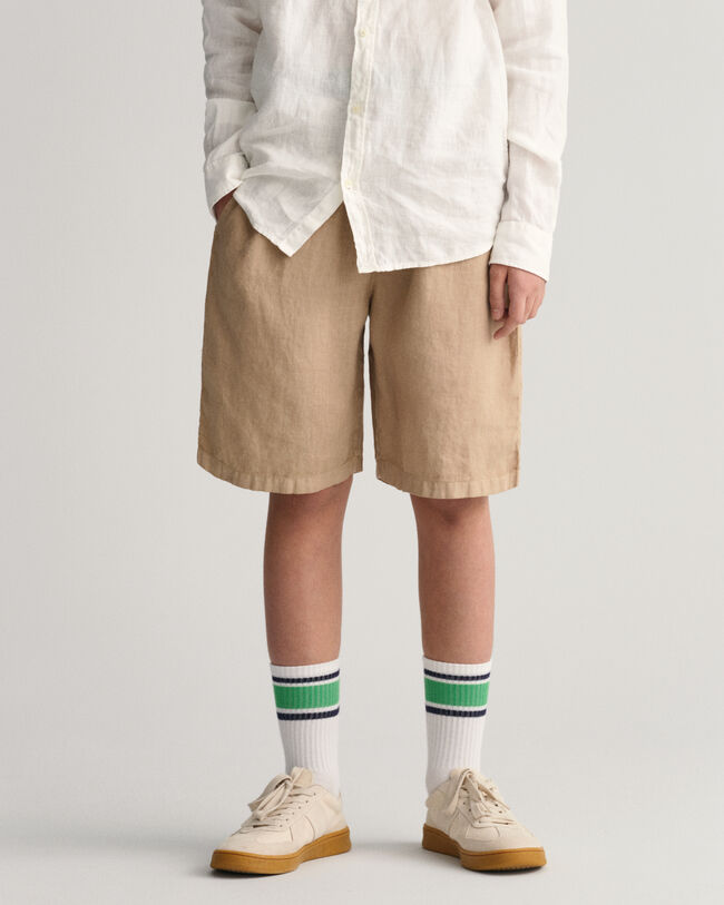 Teens linnen short