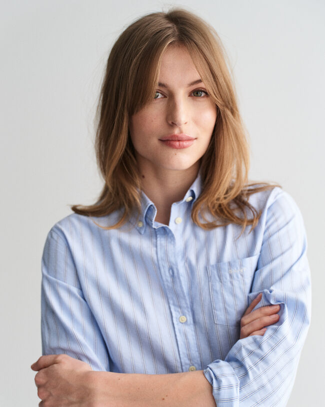 Regular Fit gestreept Archive Oxford-overhemd