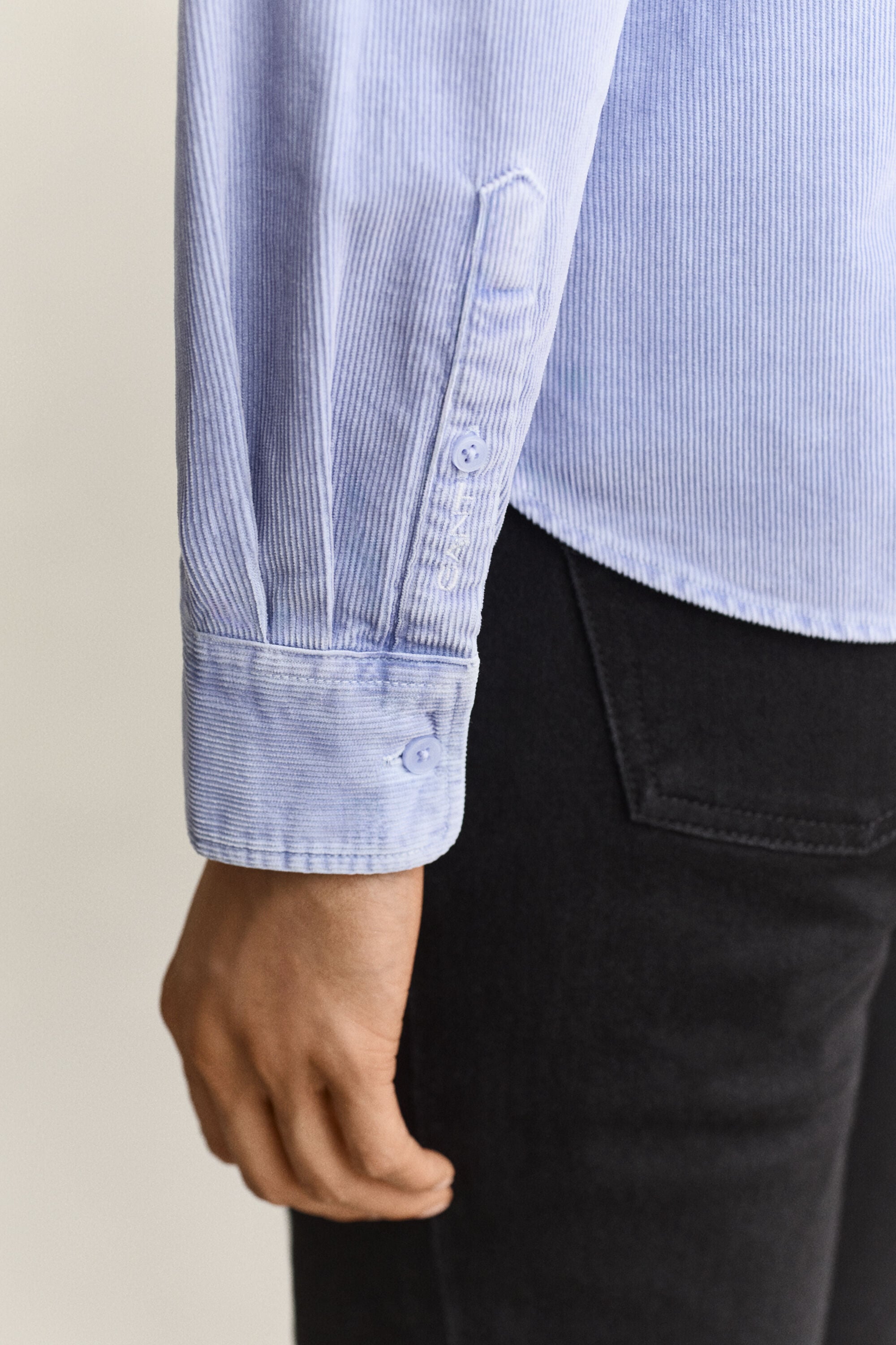 Regular corduroy overhemd