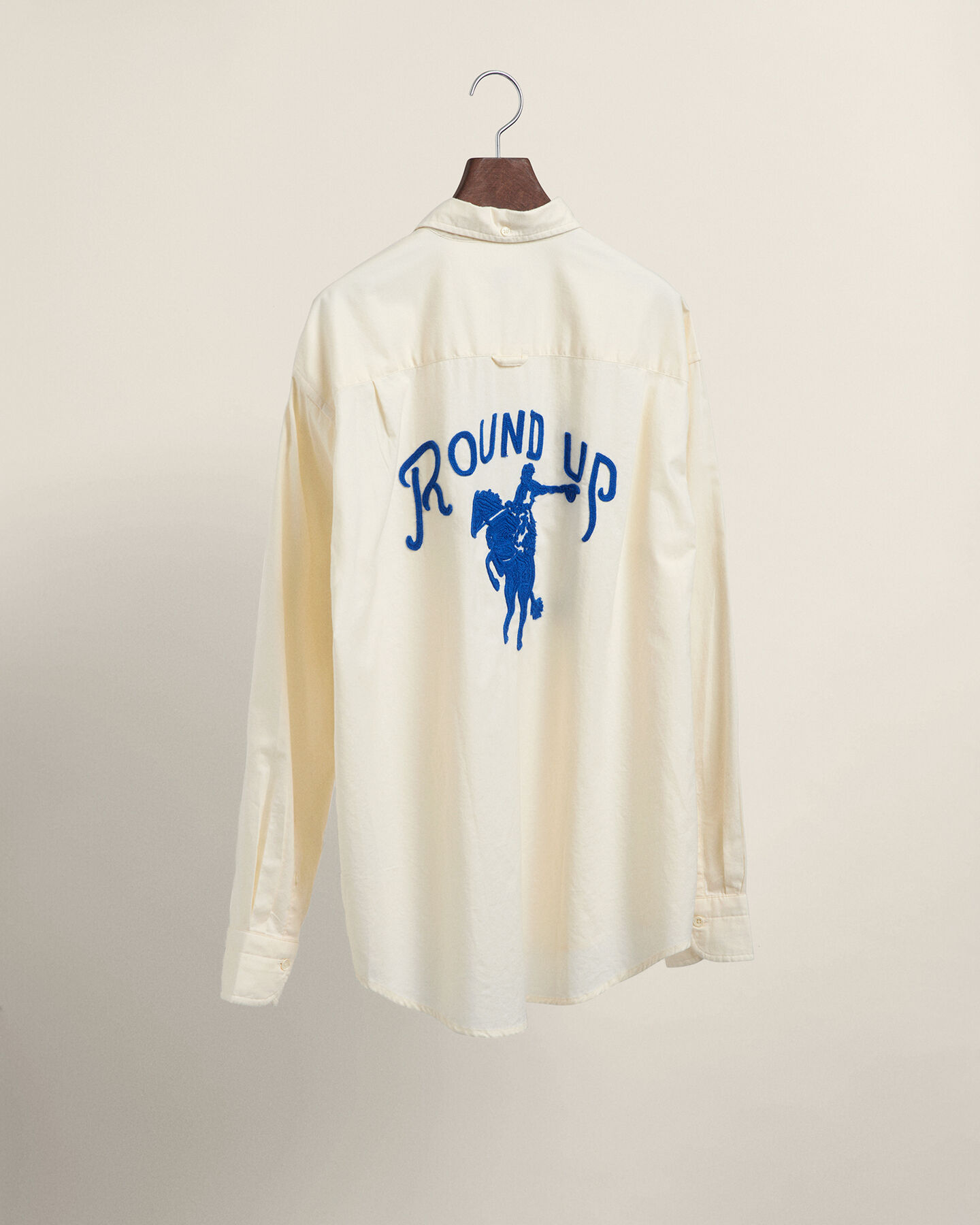 Wrangler x GANT Relaxed Fit Oxford-overhemd met borduurwerk