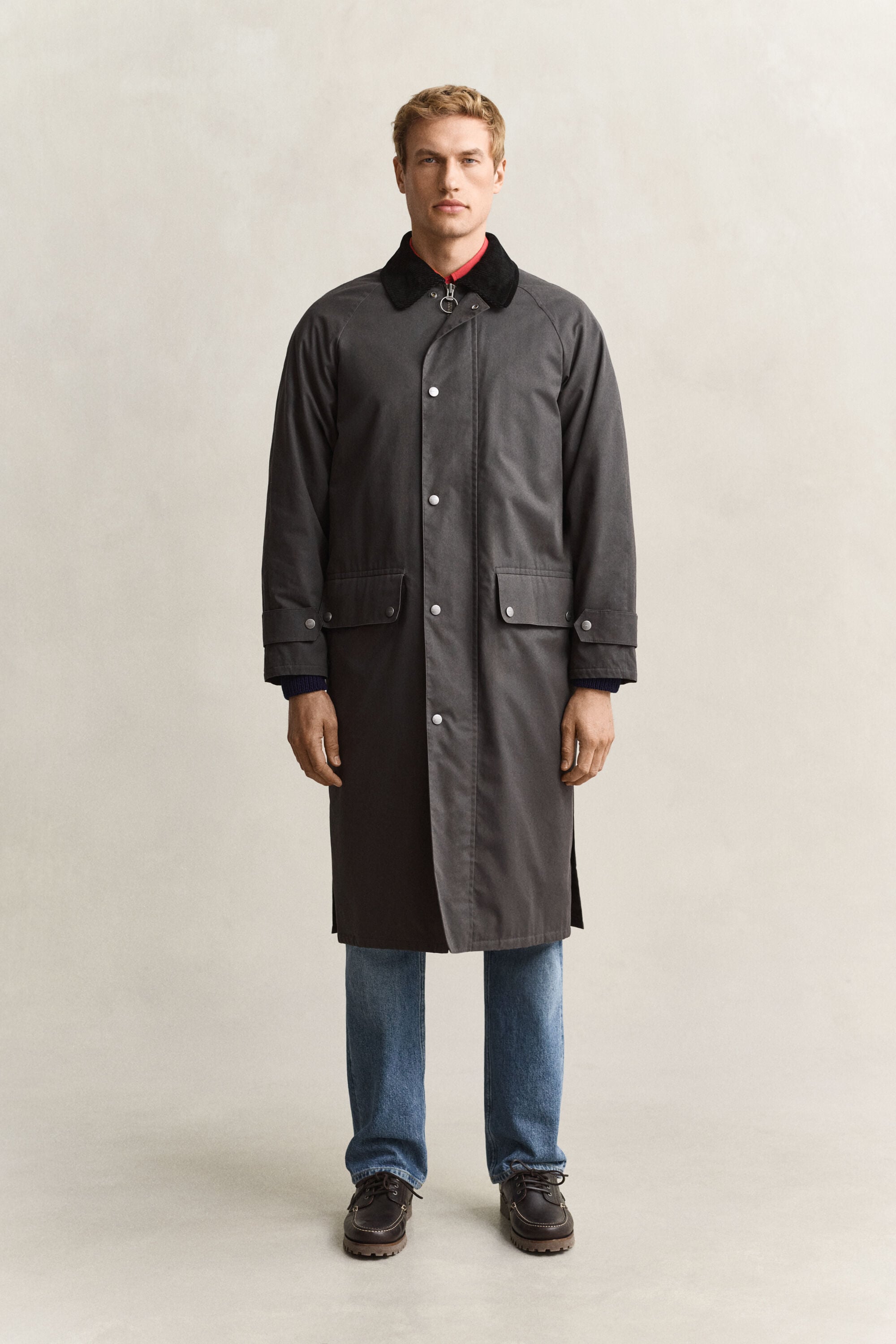 Gewaxte outdoorjas