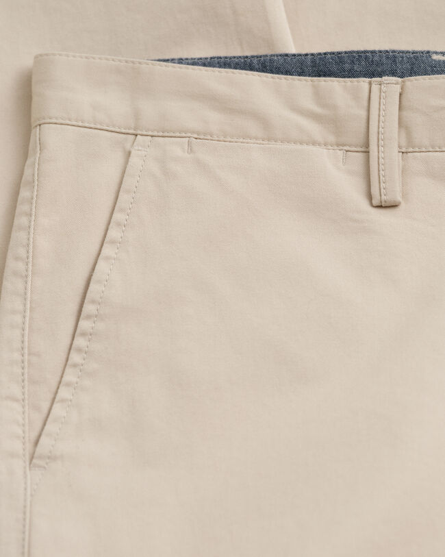 Slim Fit chino van keperstof