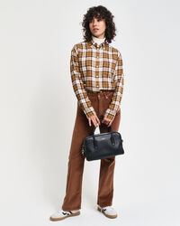 Relaxed Fit flanellen overhemd met ruitje