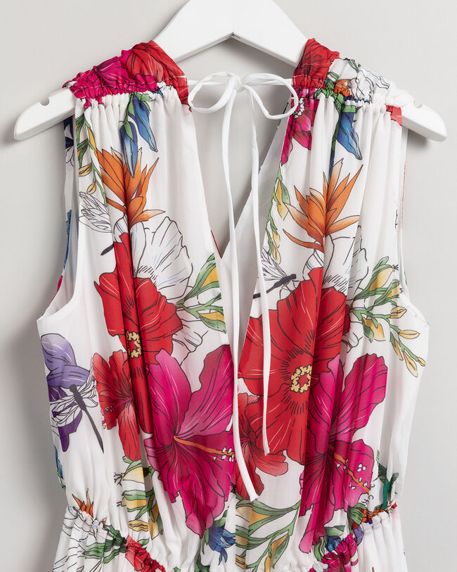 Jurk met Humming Floral-print
