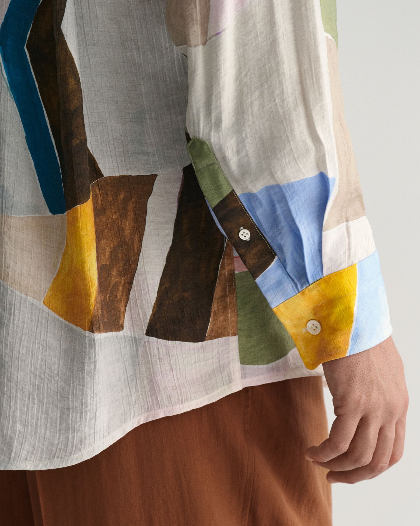 Oversized Art Print overhemd