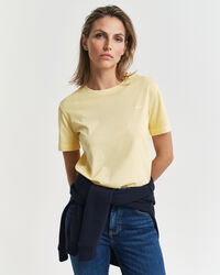 Sunfaded T-shirt met ronde hals