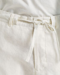 Relaxed Fit linnen broek met trekkoordje