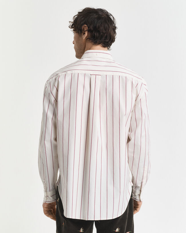 Relaxed Fit Striped Heritage Poplin overhemd