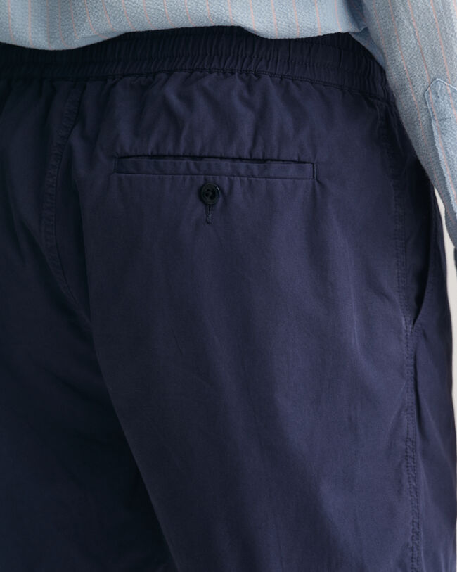 Katoenen short met trekkoord