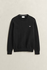 Katoenen trui met ronde hals