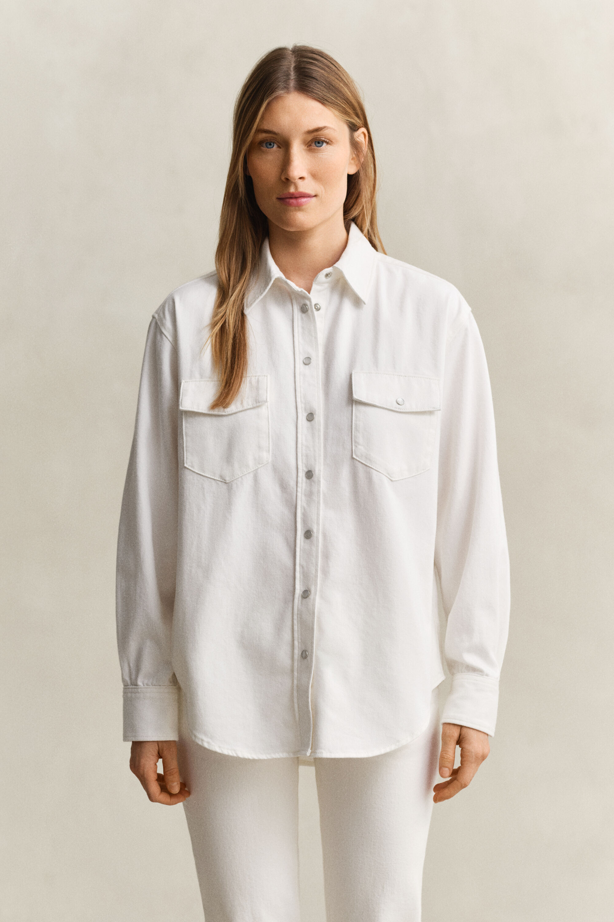 Denim overoverhemd