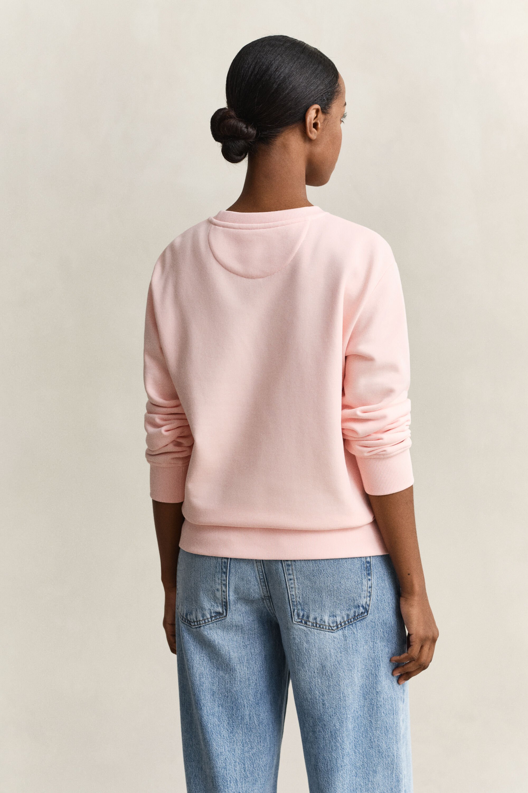 Shield sweatshirt met ronde hals