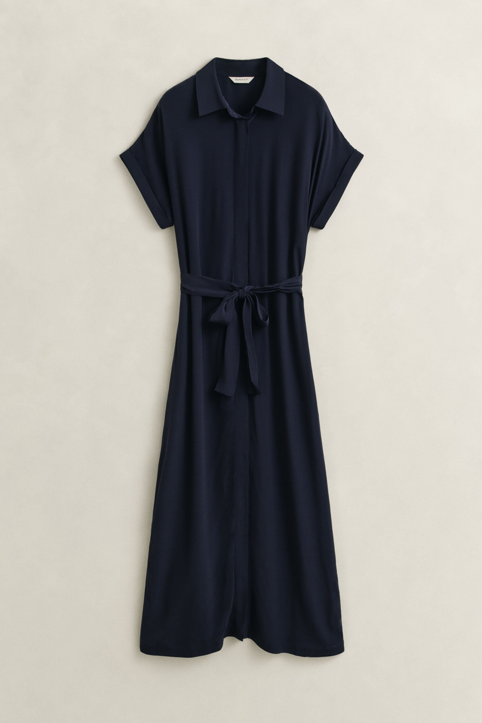 Overoverhemdjurk met kapmouwtjes