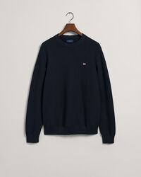 Trui met ronde hals met lichte structuur