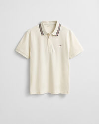 Poloshirt met biesje langs de kraag