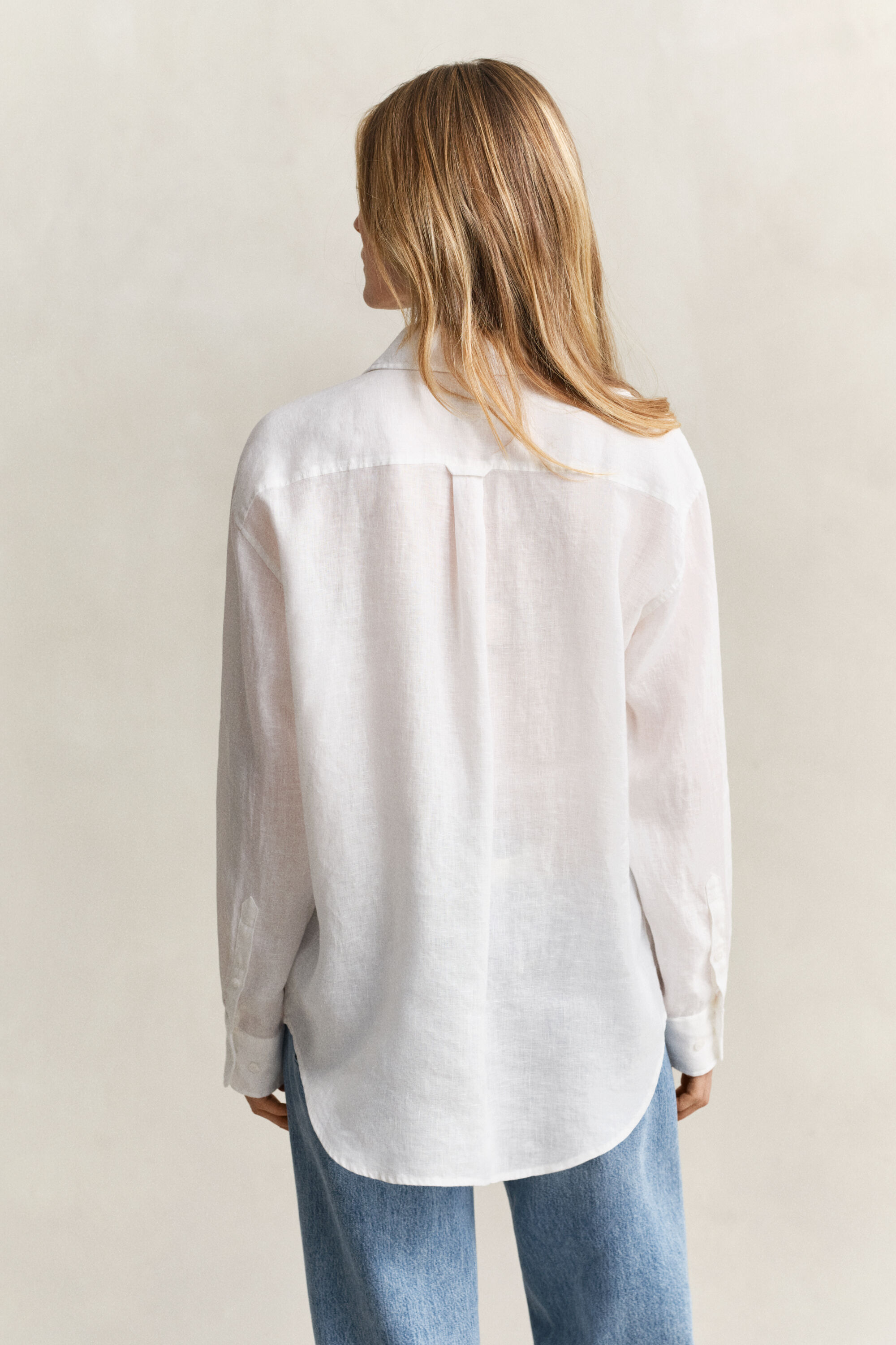 Relaxed Fit linnen blouse