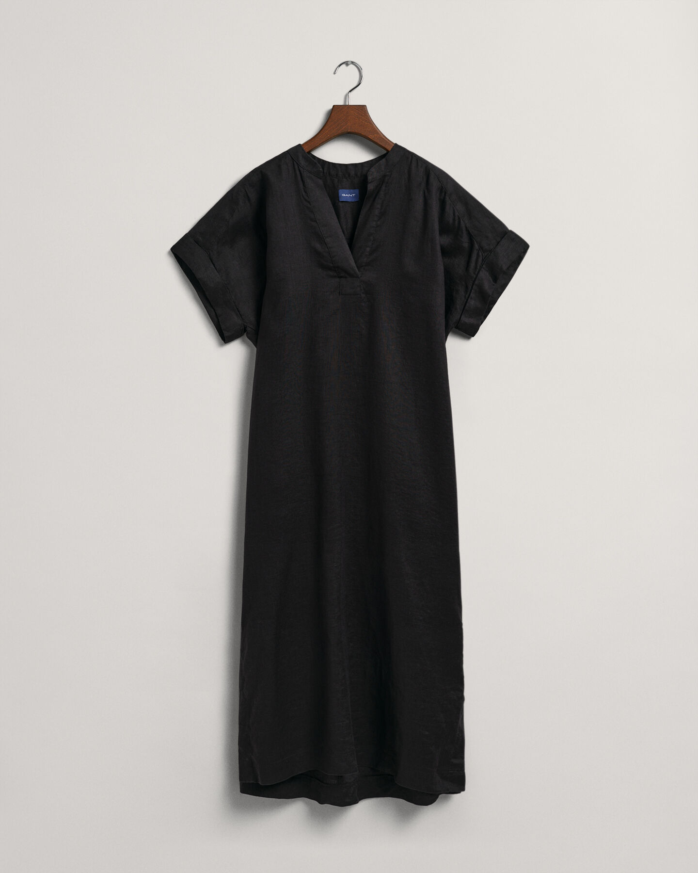 Kaftan met korte mouwen van linnen