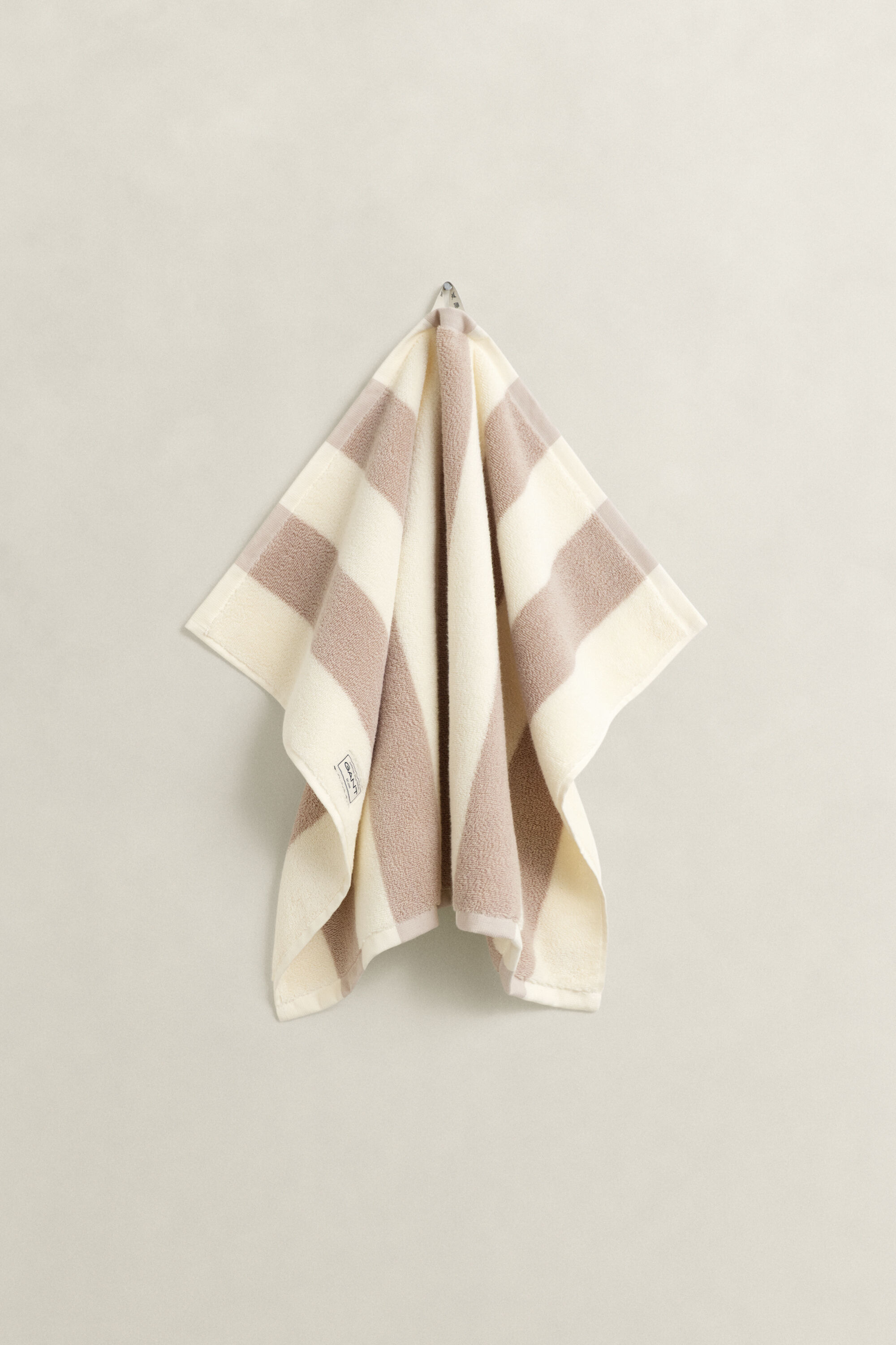 Gestreepte handdoek 50x70 cm