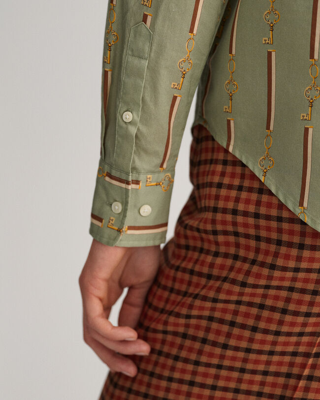 Relaxed Fit American Luxe overhemd van katoenen voile