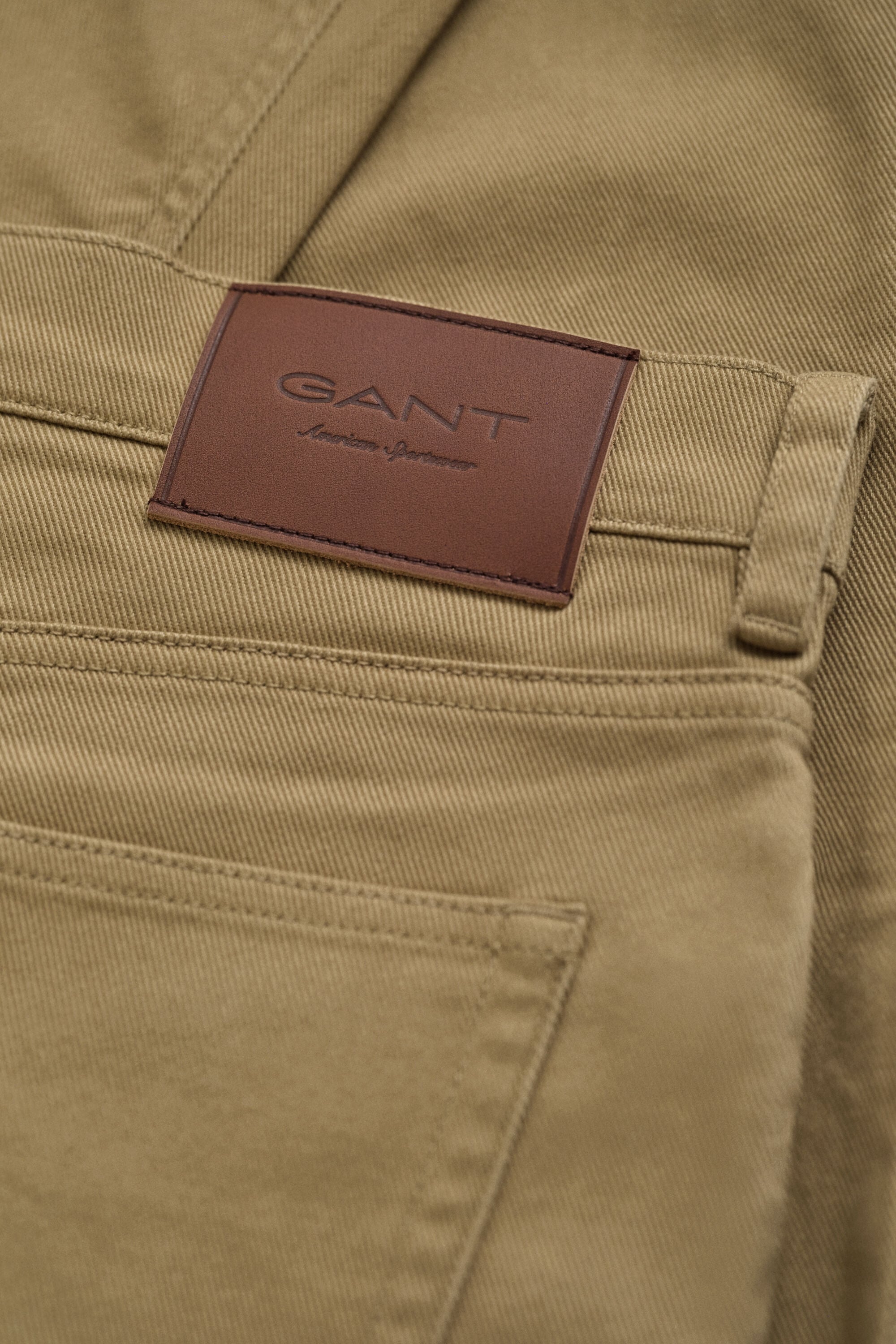 Slim Fit jeans van keperstof