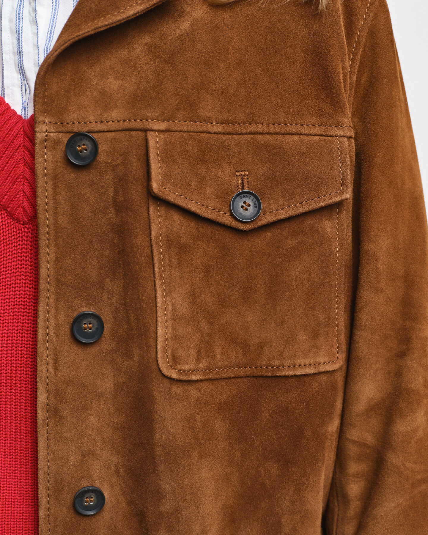 Relaxed Fit suède blazer