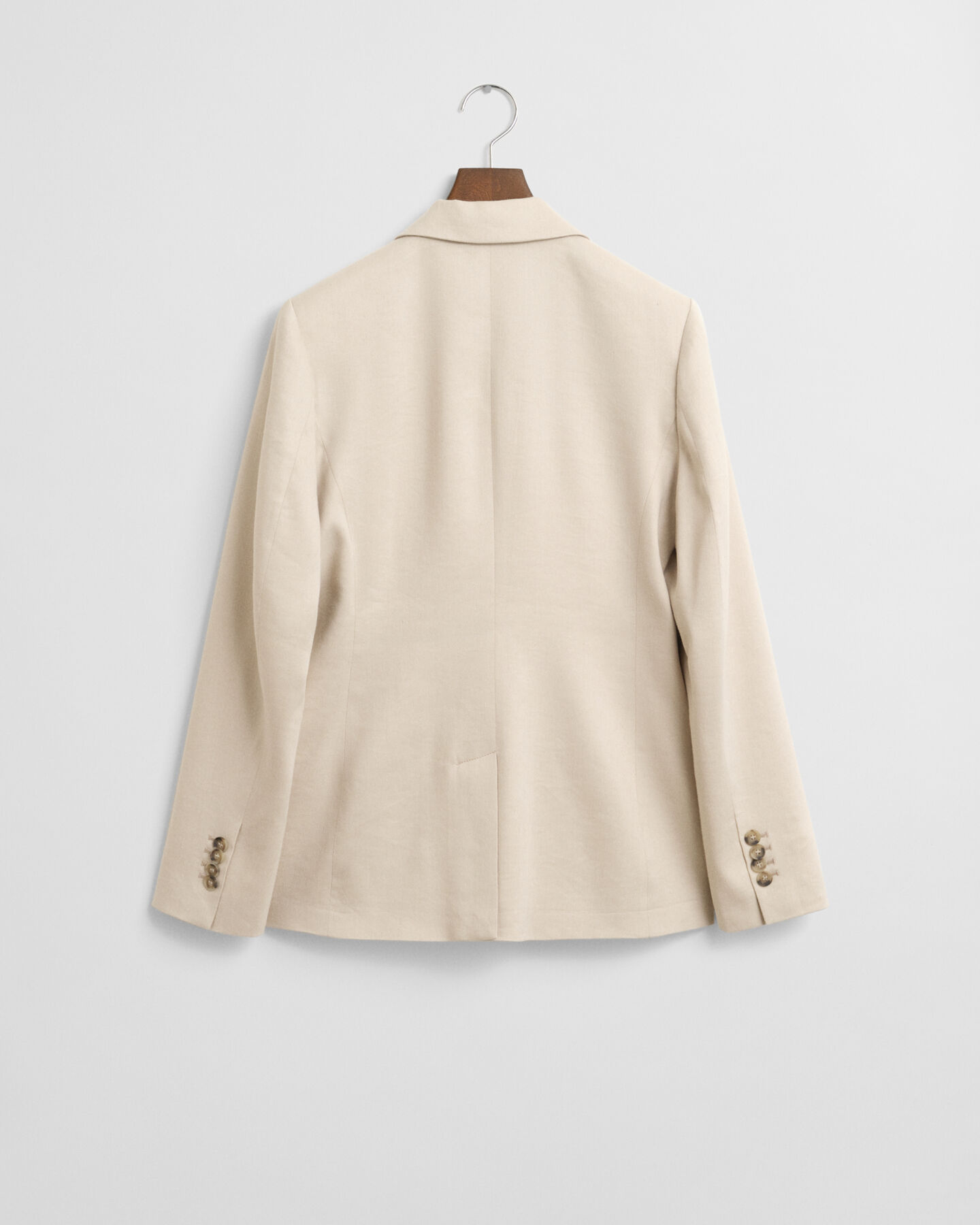 Slim Fit blazer van linnen met stretch