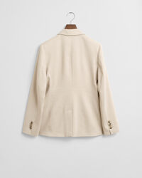 Slim Fit blazer van linnen met stretch