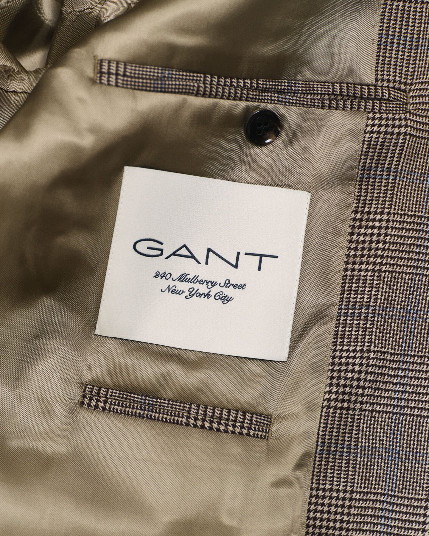 Relaxed Fit blazer met Glen-ruitmotief