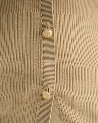 Geribde vest-top