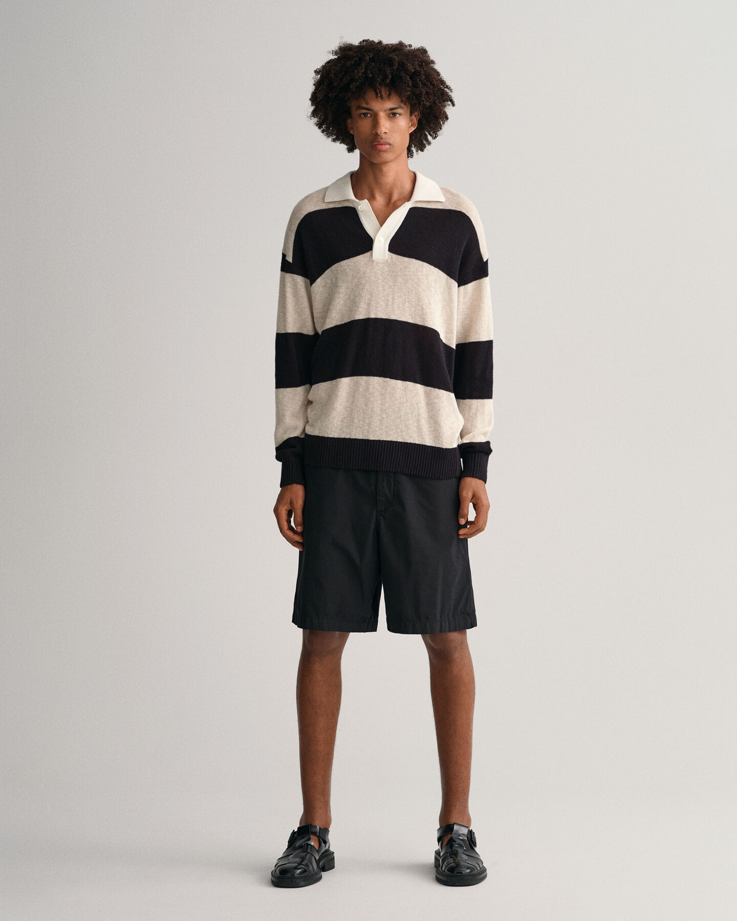 Sunfaded short met trekkoordje