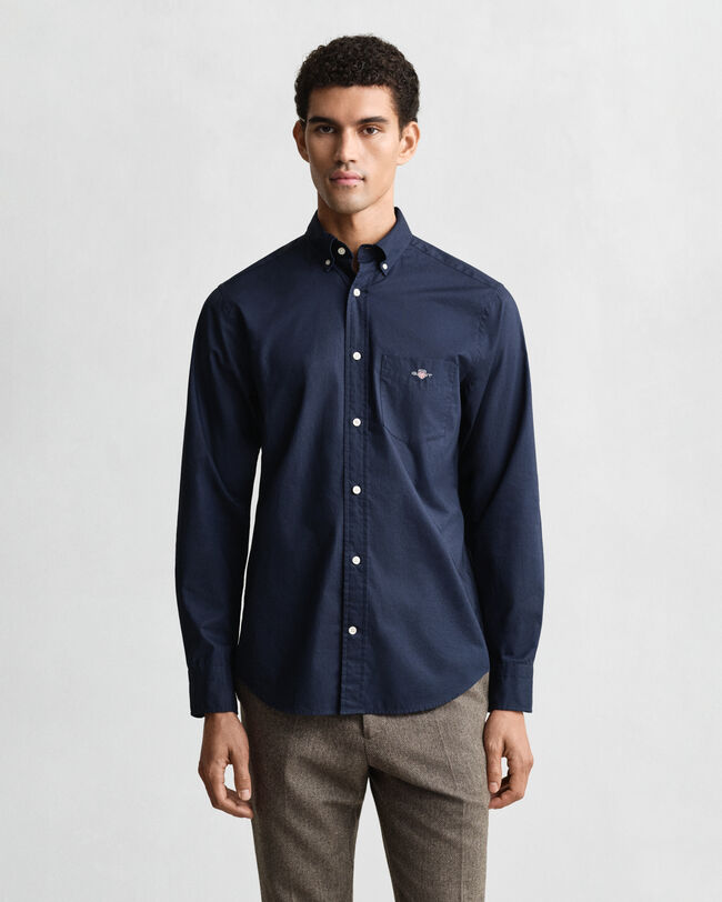 Regular Fit Classic overhemd van poplin