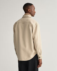 Overshirt van wolmix