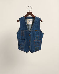 Wrangler x GANT denim bodywarmer