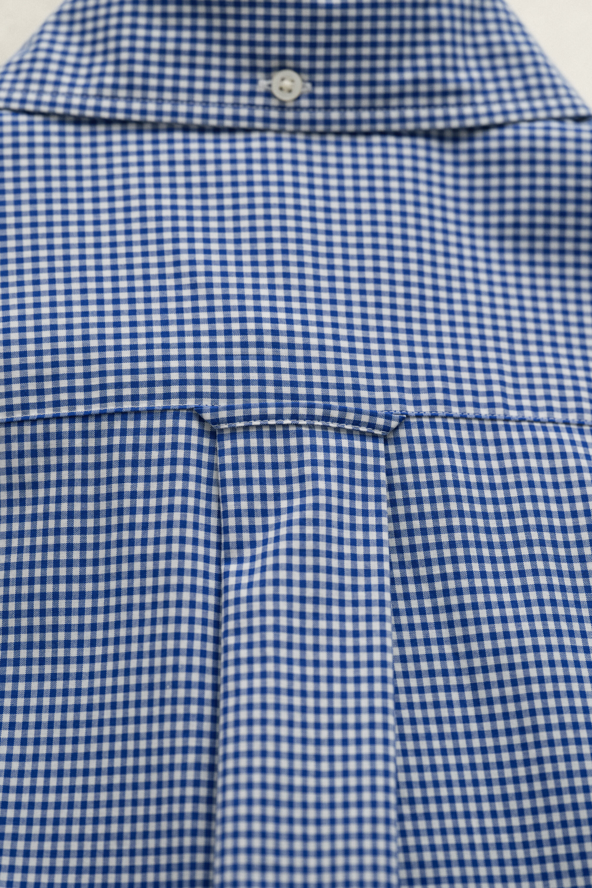 Klassiek poplin overhemd met Gingham-ruitje