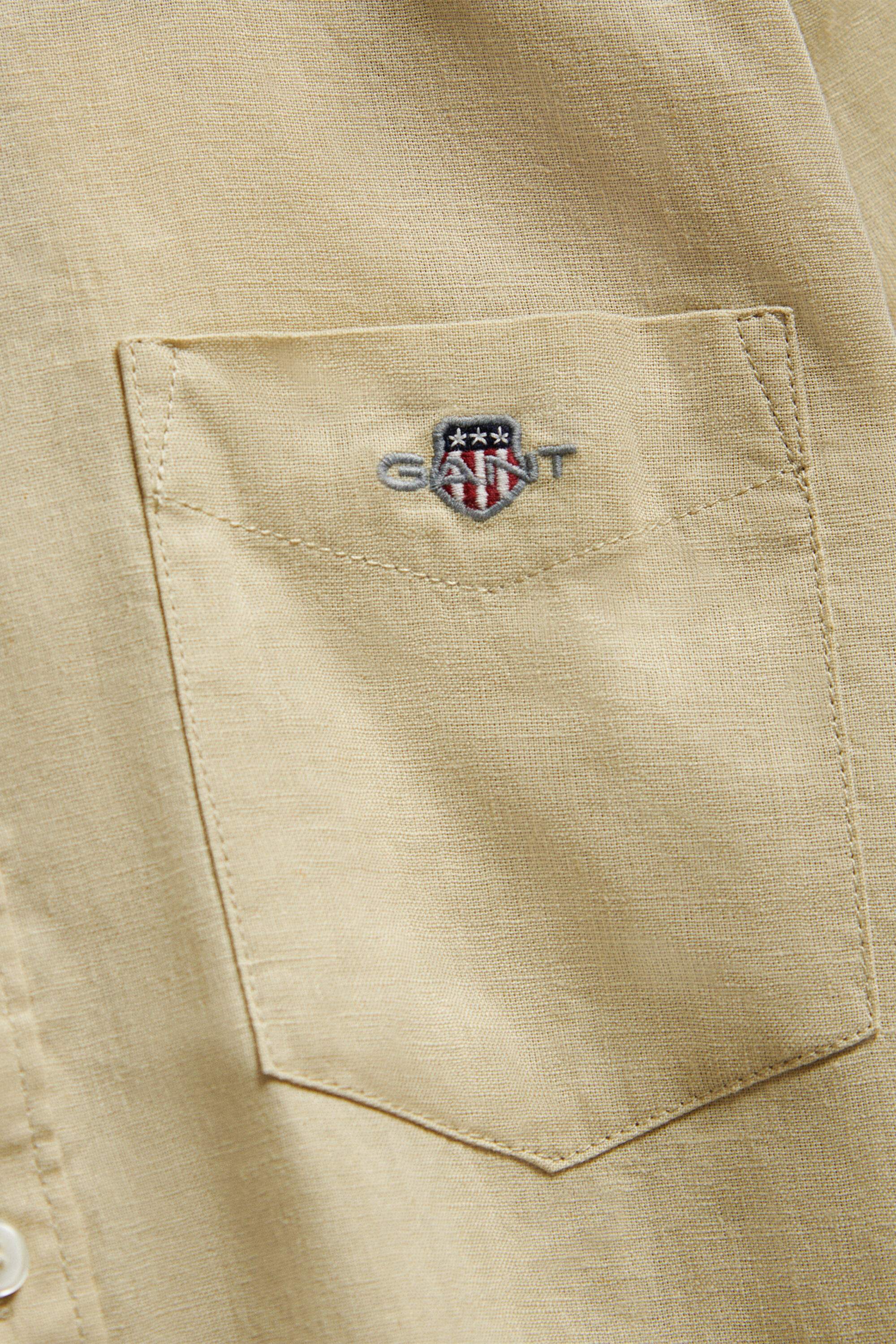 Teen Boys overoverhemd van linnenmix