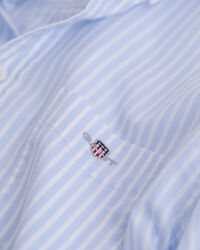 Teens Shield gestreept popeline overhemd