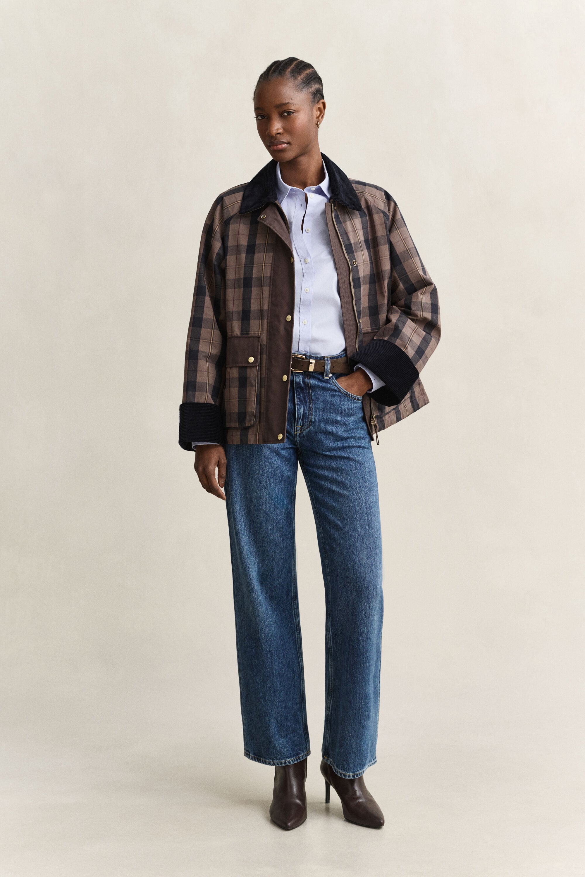 Poplin overhemd