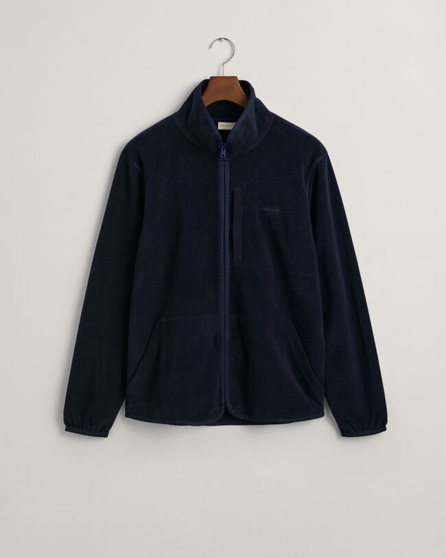 Fleece jack met rits